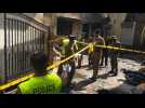 Police survey the scene after Batticaloa blast - Label : AFPTV - First images - Category : News