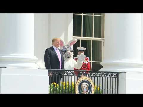 Donald and Melania Trump host White House Easter Egg Roll