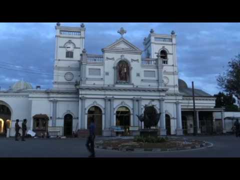 Sri Lanka: Day breaks at St Anthony's church