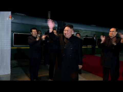 Kim Jong Un departs North Korea for Russia