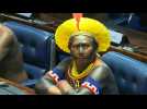 Indigenous leaders attend special session in Brazilian senate - Label : AFPTV - First images - Category : News