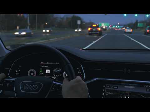 Audi Traffic Light Information with Green Light Optimized Speed Advisory