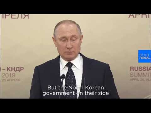 Vladimir Putin and Kim Jong Un discuss security guarantees in first summit