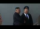 Putin, Kim shake hands for start of summit