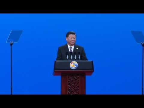 China's Xi opens Belt and Road summit opening
