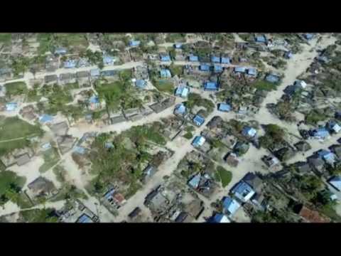 Mozambique holiday island left in ruins by cyclone