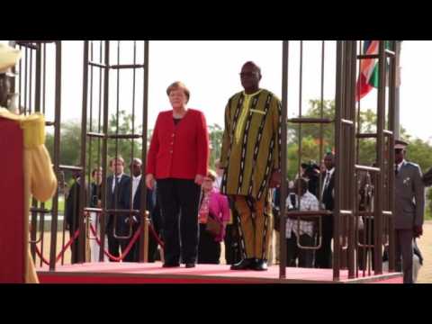 Angela Merkel begins tour of Sahel region in Burkina Faso