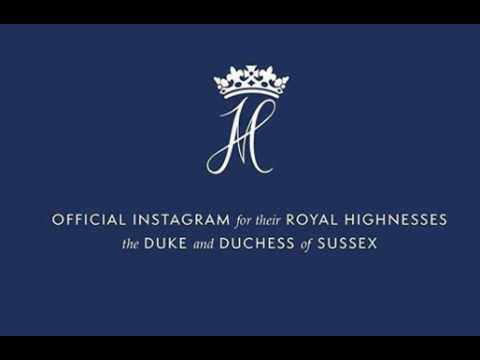 Duke and Duchess of Sussex launch official Instagram account