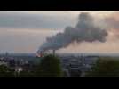 Notre-Dame fire seen from various locations across city - Label : AFPTV - First images - Category : News