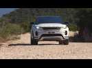 New Range Rover Evoque R-Dynamic S derivative in Yulong White Off-road driving