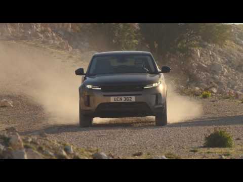 New Range Rover Evoque S derivative in Kaikoura Stone Off-road driving