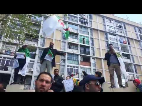 Algerians demonstrate against newly appointed interim president