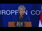 May says Britain could still leave EU before May 22 - Label : AFPTV - First images - Category : News