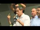 Venezuela's Guaido addresses supporters during fresh protests