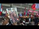 Funeral procession of ex-president Garcia's coffin in Lima - Label : AFPTV - First images - Category : News