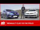 Vidéo Renault Clio vs Volkswagen Polo : duel de fortes têtes Vidéo Renault Clio vs Volkswagen Polo : duel de fortes têtes