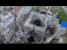 Notre Dame fire: Drone footage reveals devastating damage to Paris cathedral