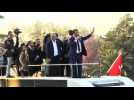 Imamoglu's supporters cheers his declared mayoral mandate - Label : AFPTV - First images - Category : News