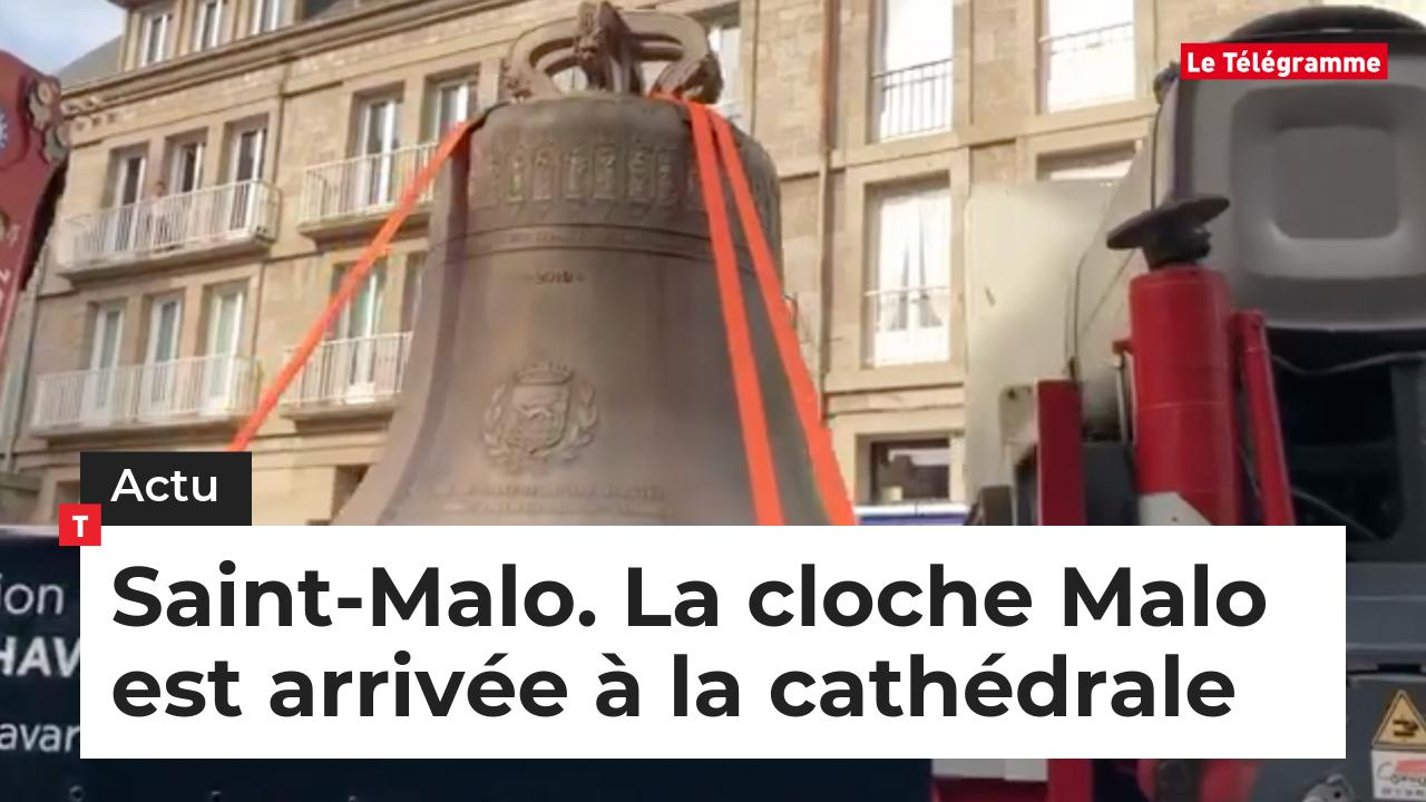 Saint-Malo. La cloche Malo est arrivée à la cathédrale (Le Télégramme)