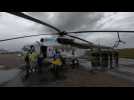 Food aid loaded into UN helicopters in Pemba, Mozambique (2)