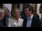 Spain: Partido Popular leader Pablo Casado votes in Madrid - Label : AFPTV - First images - Category : News