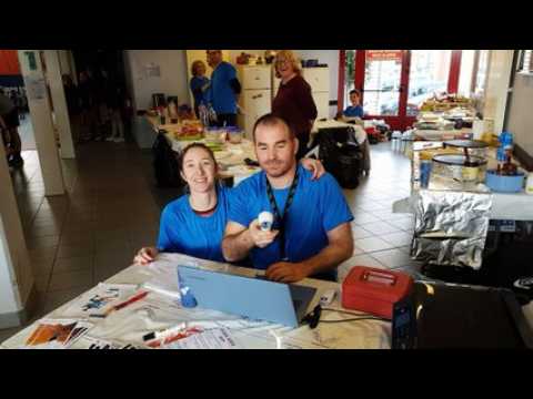 Coronavirus : prise de température des visiteurs aux championnats du Grand Est Jeunes de badminton à Pont-à-Mousson