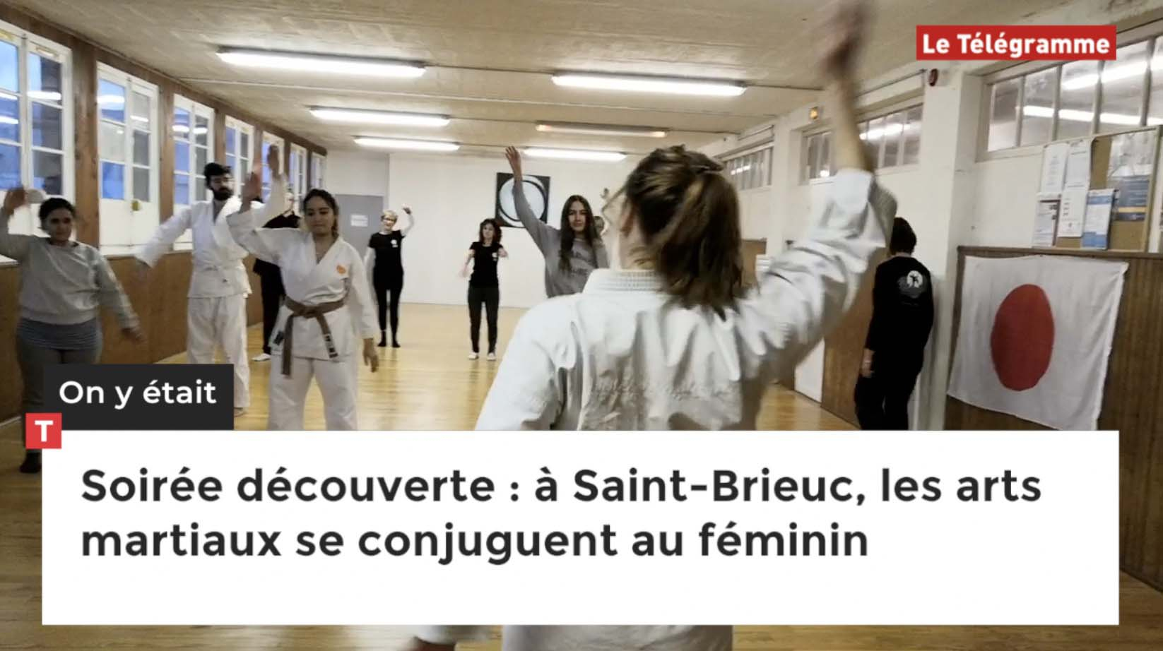Soirée découverte : à Saint-Brieuc, les arts martiaux se conjuguent au féminin (Le Télégramme)