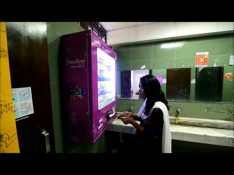 Dhaka university's pad dispensers open for business