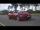 The new Mazda MX-5 in Red Driving Video