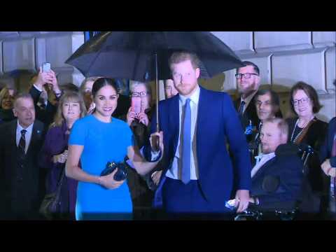 Harry and Meghan arrive for Endeavour Fund Awards ceremony