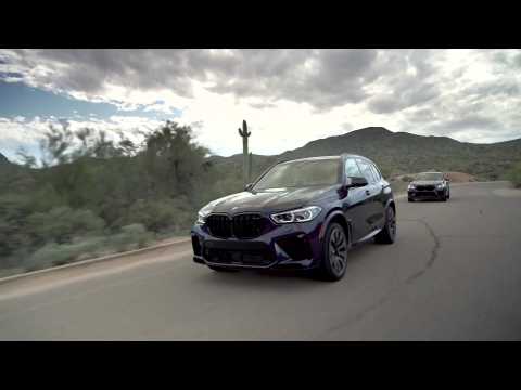 The all-new BMW X5 M Competition and the all-new X6 M Competition Driving Video