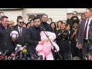 Ukraine's Zelensky greets China evacuees leaving quarantine - Label : AFPTV - First images - Category : News