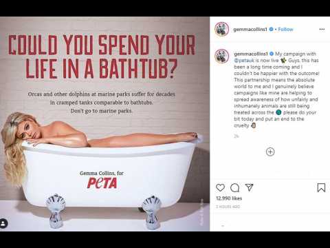 Gemma Collins fronts PETA UK campaign