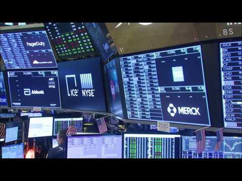 Opening bell rings at the New York Stock Exchange