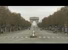 Coronavirus: Paris's Champs-Elysées deserted on fifth day of confinement