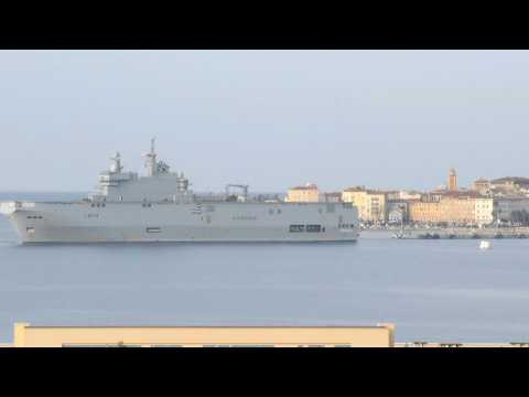 France sends helicopter-carrier to Corsica to evacuate coronavirus patients