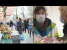 Coronavirus: Paris markets welcome customers despite confinement - Label : AFPTV - First images - Category : News