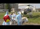 Coronavirus: patient evacuated from Mulhouse hospital by helicopter