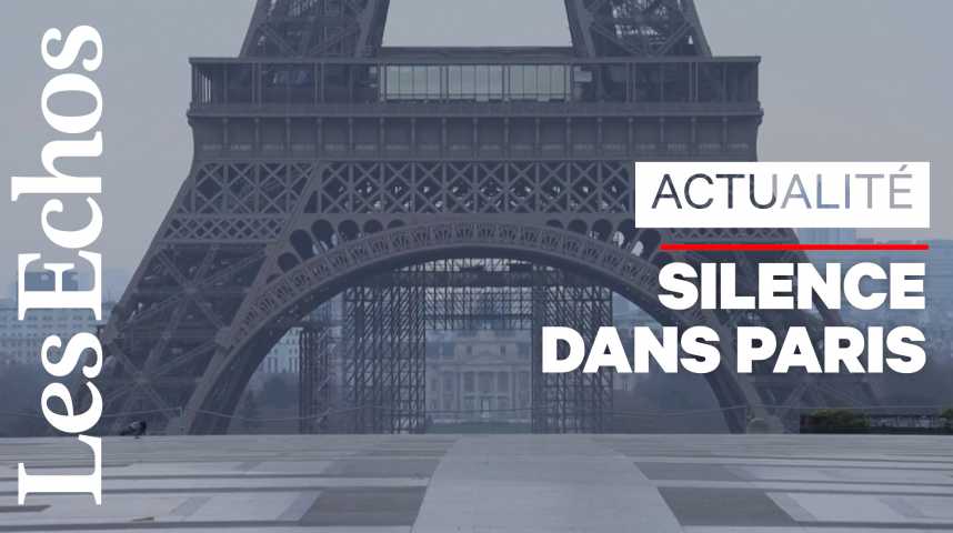 Illustration pour la vidéo Paris plongée dans le silence... et bercée par les chants d'oiseaux