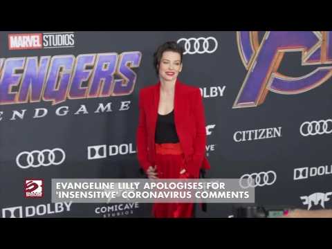 Evangeline Lilly apologises for 'insensitive' coronavirus comments