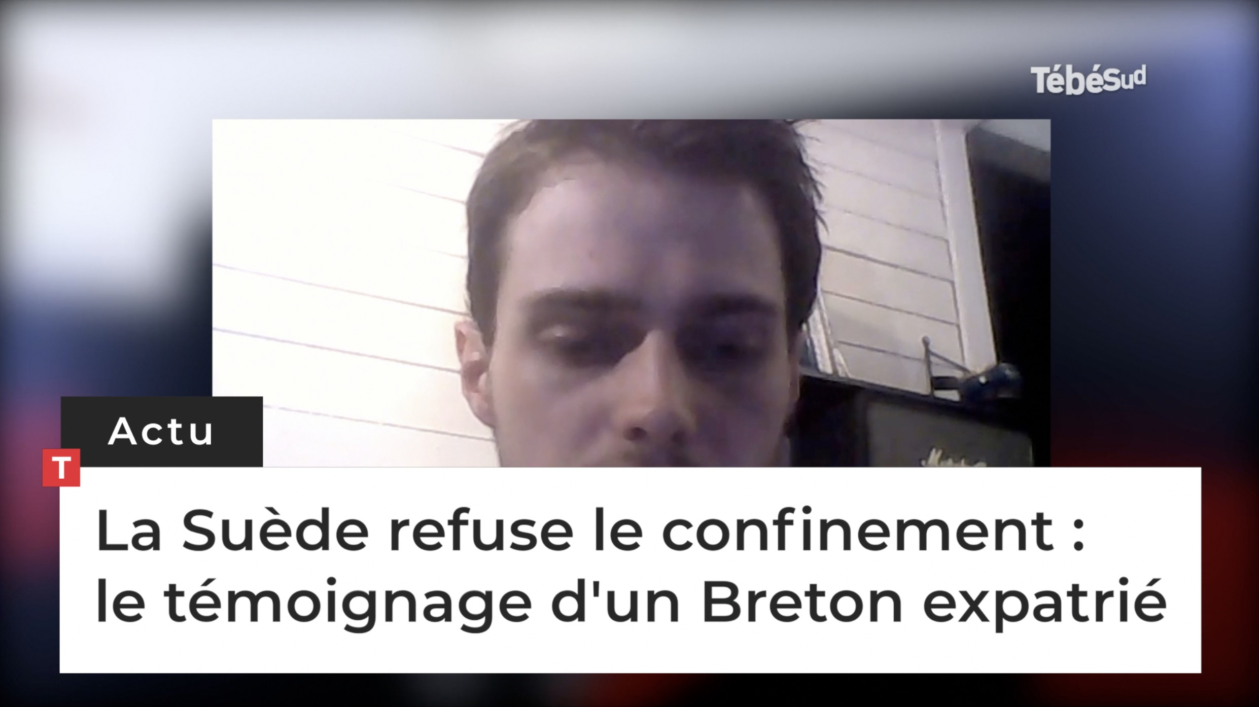 La Suède refuse le confinement : le témoignage d'un Breton expatrié (Le Télégramme)