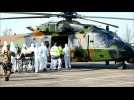 Two French patients evacuated to Germany by helicopter