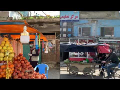 Coronavirus: Shops remain open as Kabul lockdown begins