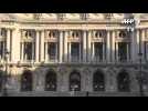 Place de l'Opéra in Paris deserted on 13th day of coronavirus lockdown