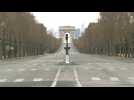 Coronavirus: the Champs-Elysées empty on the 13th day of lockdown in Paris