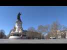 Paris's usually busy Place de la Republique deserted on day 14 of virus lockdown - Label : AFPTV - First images - Category : News