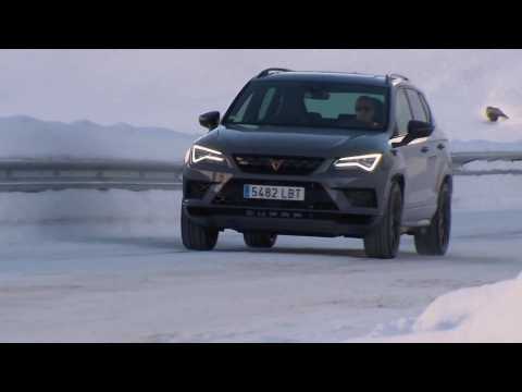 The CUPRA Ateca Limited Edition in the Swiss Alps