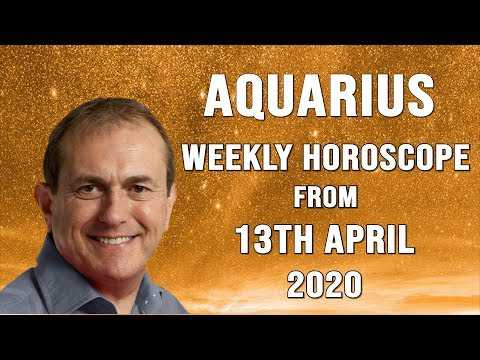 Aquarius Weekly Horoscope from 13th April 2020