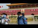 Coronavirus: Three-minutes of silence by Tiananmen Square - Label : AFPTV - First images - Category : News