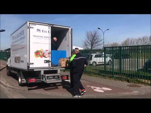 Livraison de welshs chez les sapeurs-pompiers à Calais